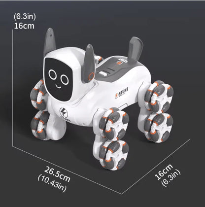 8‑Wheel Multi‑Functional RC Robot Dog