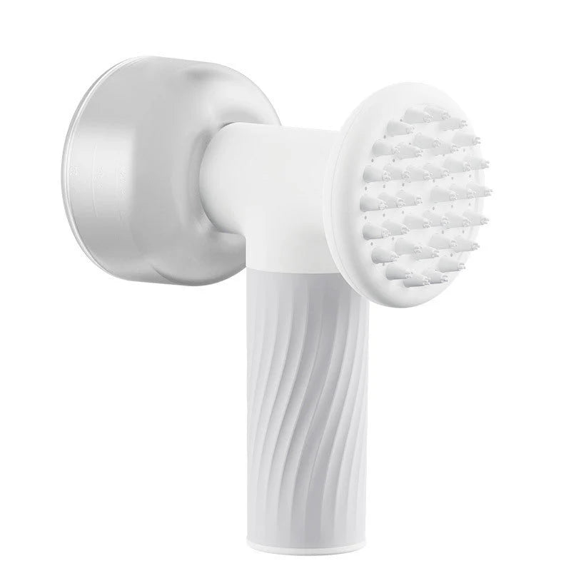 Luxury Silicone Pet Bath Brush – Deep-Clean, Massage & Built-In Shampoo Pump