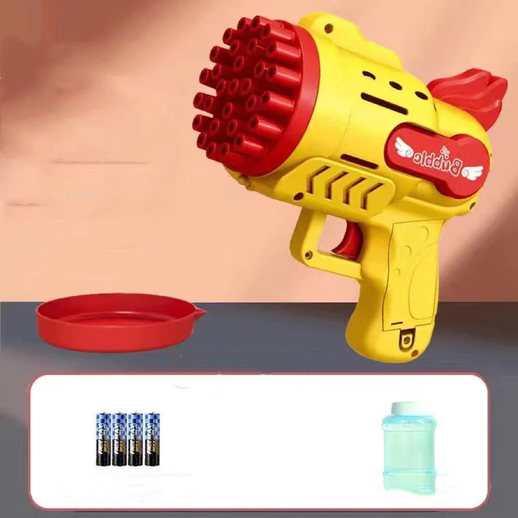Kids Light-Up Bubble Gun