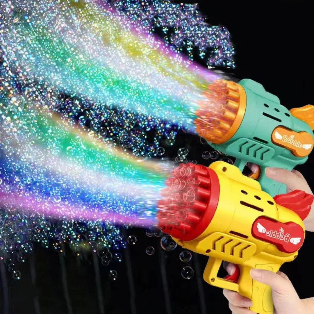 Kids Light-Up Bubble Gun