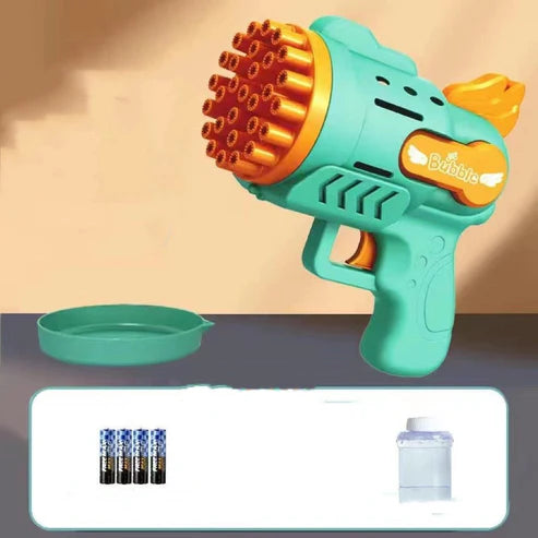 Kids Light-Up Bubble Gun
