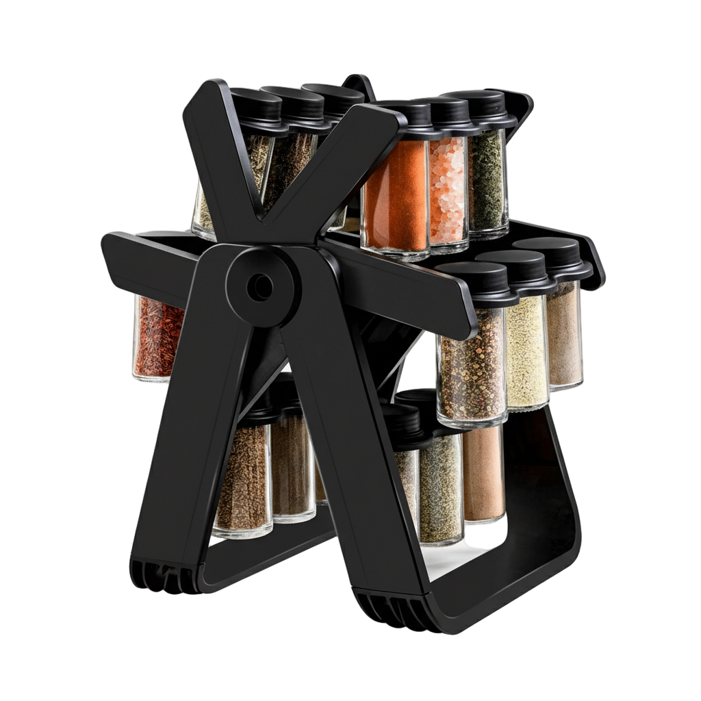 18 Jar Rotating Spice Rack